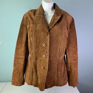 Wilsons Leather Maxima Jacket Womens Large Brown